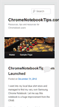 Mobile Screenshot of chromenotebooktips.com